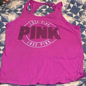 Victoria’s Secret PINK neon purple tank